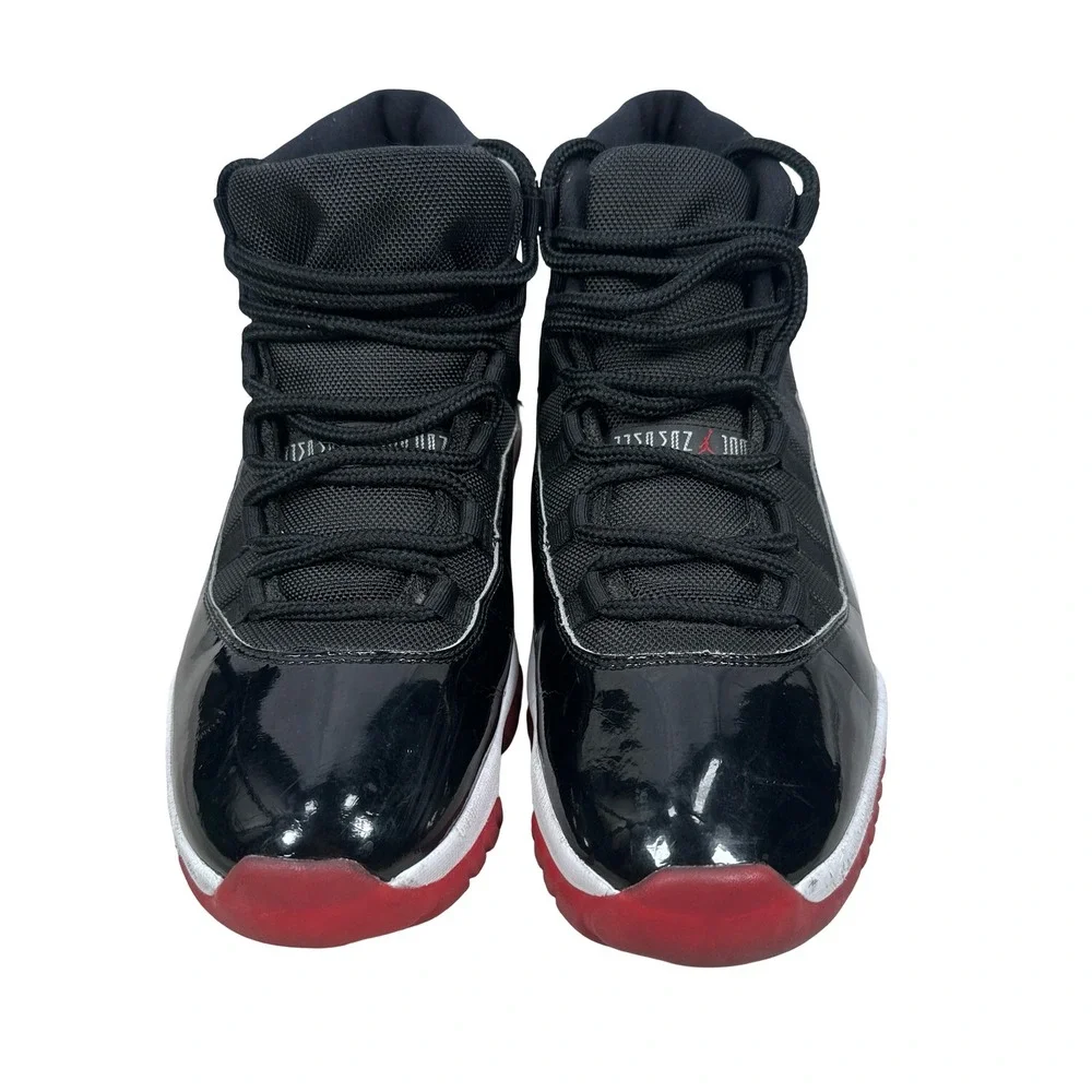 Jordan Air Jordan 11 Retro Bred Black True Red White 378037-061 Mens 12 2019